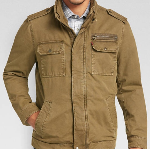 khaki levi jacket
